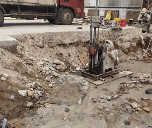 北票公路下沉压浆